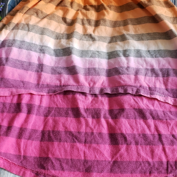 Children's place GIRLS STRIPED HI LO SKIRT SZ 5/6 - Picture 4 of 4